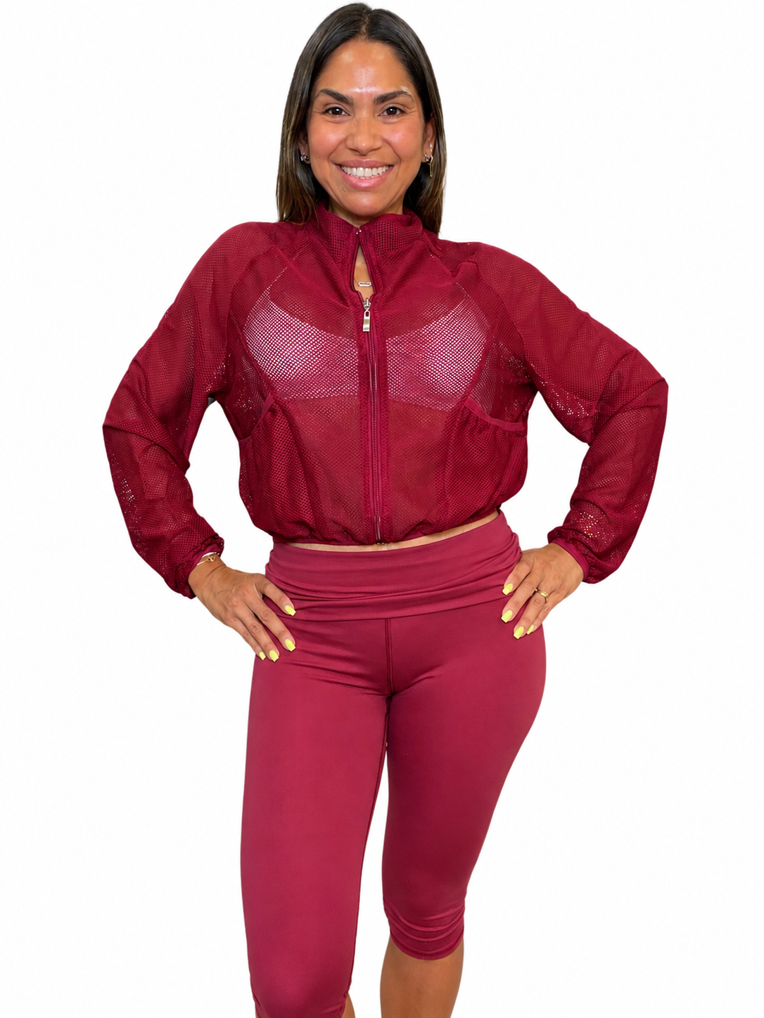 Chaqueta tipo malla