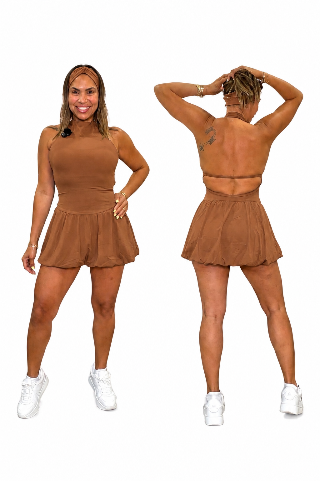 Vestido cuello alto