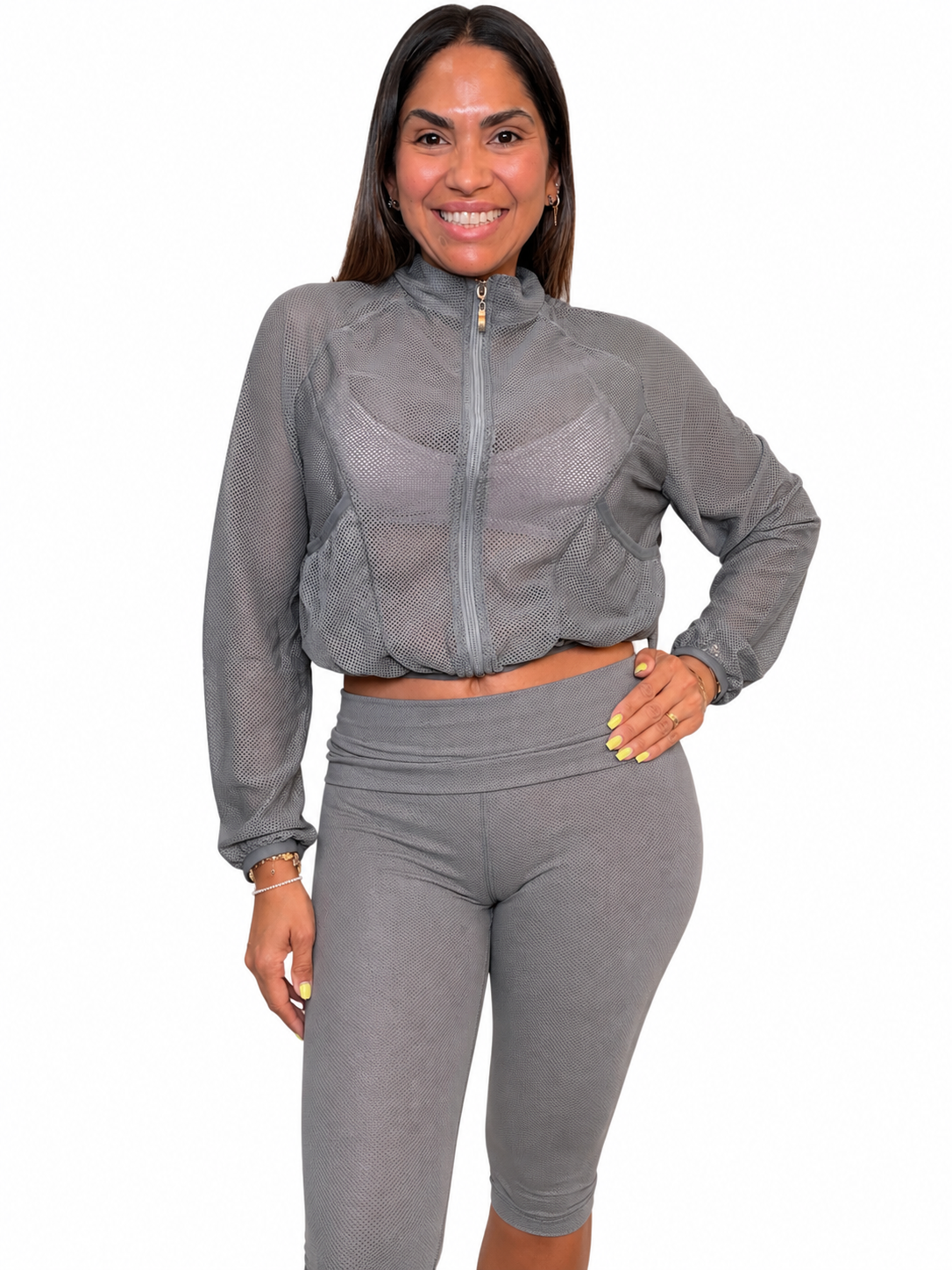 Chaqueta tipo malla