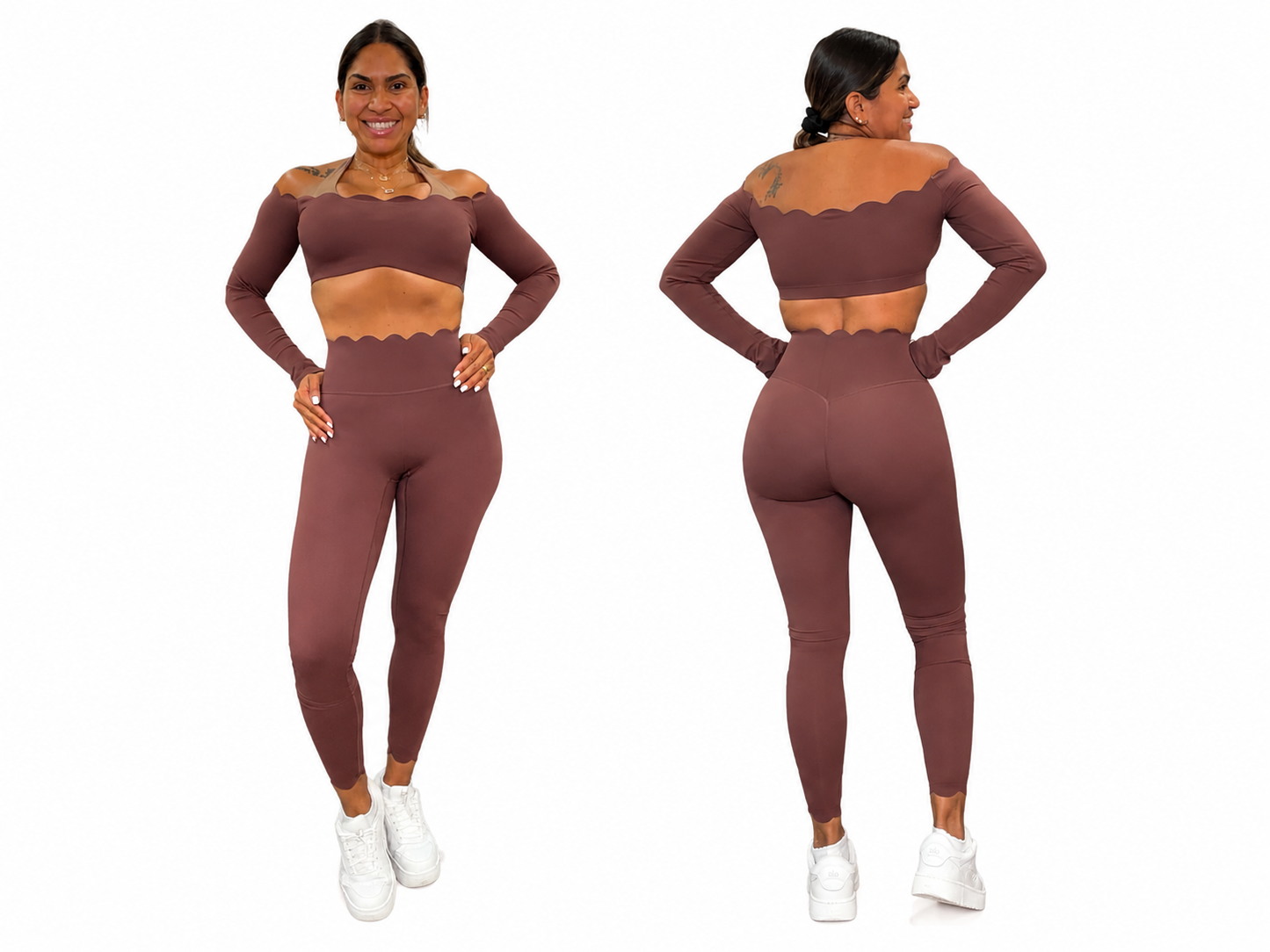Set Espejo Onde Crop
