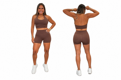 Set Halter Open Back