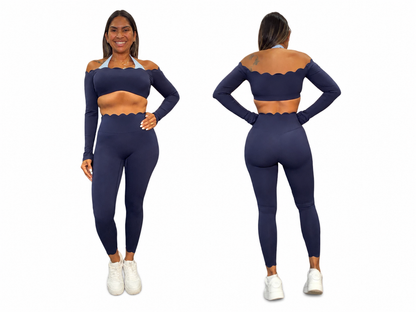 Set Espejo Onde Crop