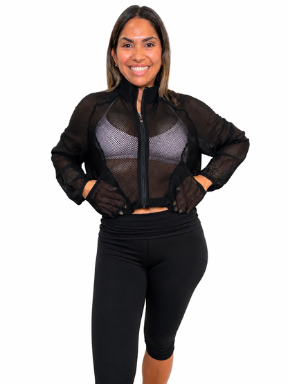 Chaqueta tipo malla