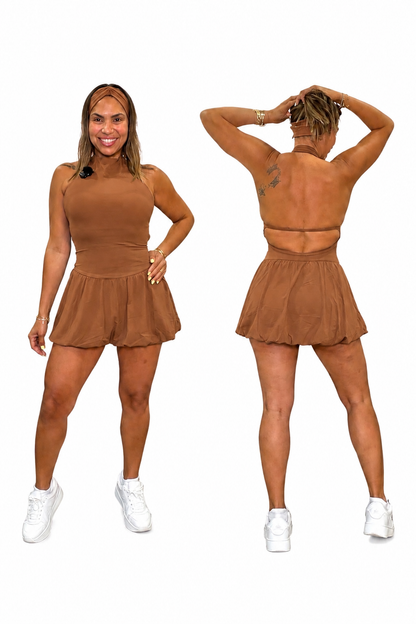 Vestido cuello alto