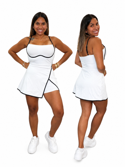 Vestido Silueta con Corte