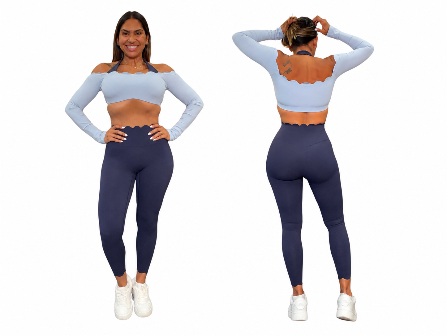 Set Espejo Onde Crop