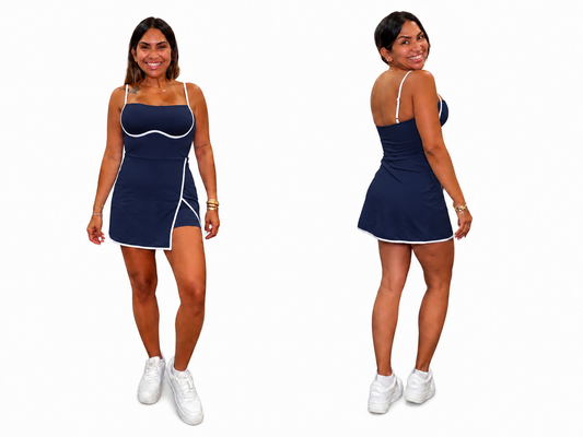 Vestido Silueta con Corte
