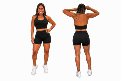 Set Halter Open Back