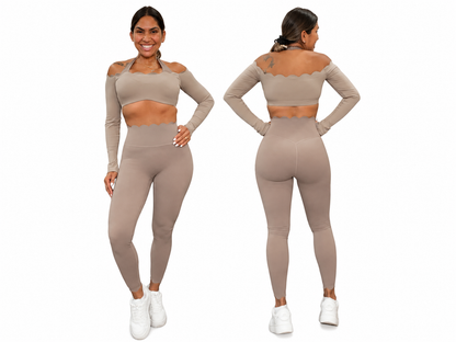 Set Espejo Onde Crop
