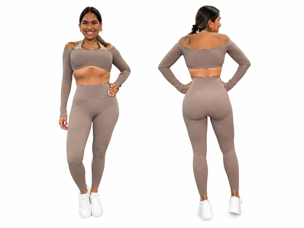 Set Espejo Onde Crop