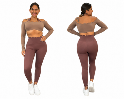 Set Espejo Onde Crop