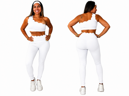 Set leggings asimétrico