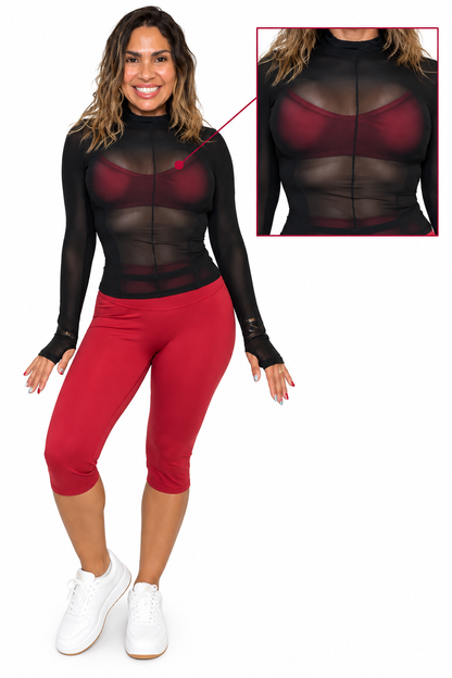 Sobre camisa transparente