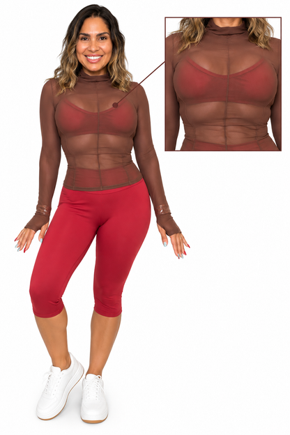 Sobre camisa transparente